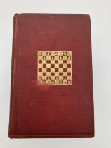 Rare book on Chess Studies and End Games 1889, 2nd Edition Horwitz/Kling. Red cloth gilt-decoration.