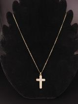 9ct gold necklace with Crucifix 2.8 grams