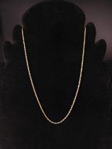 9ct gold necklace 2.4 grams