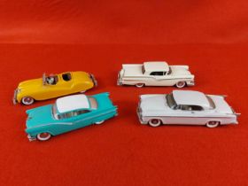 Collection of 4 Brooklyn die cast models, in as found condition. Scale 1:43.