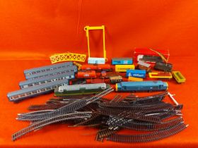Collection of Hornby OO Guage including engines carriages, rolling stock and track.