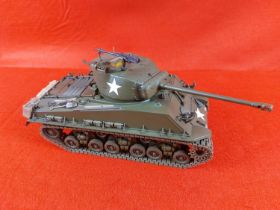 Franklin Mint Precision models M4A3 medium tank. Good condition as pictured.