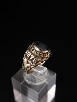 10ct gold American college ring from I.C Norcom High dated 1978. weight 5.3 grams