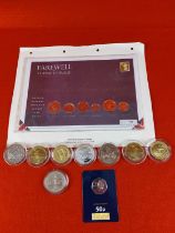 Collection of mixed Commemorative coins.