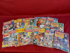 Collection of various vintage magazines.