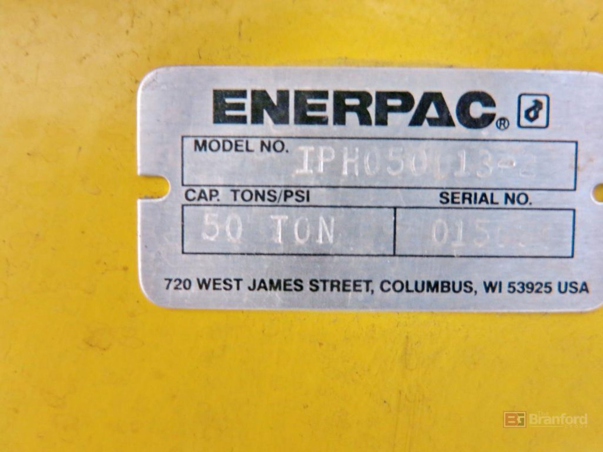 Enerpac 50 ton cap. Hydraulic H frame press - Image 4 of 5