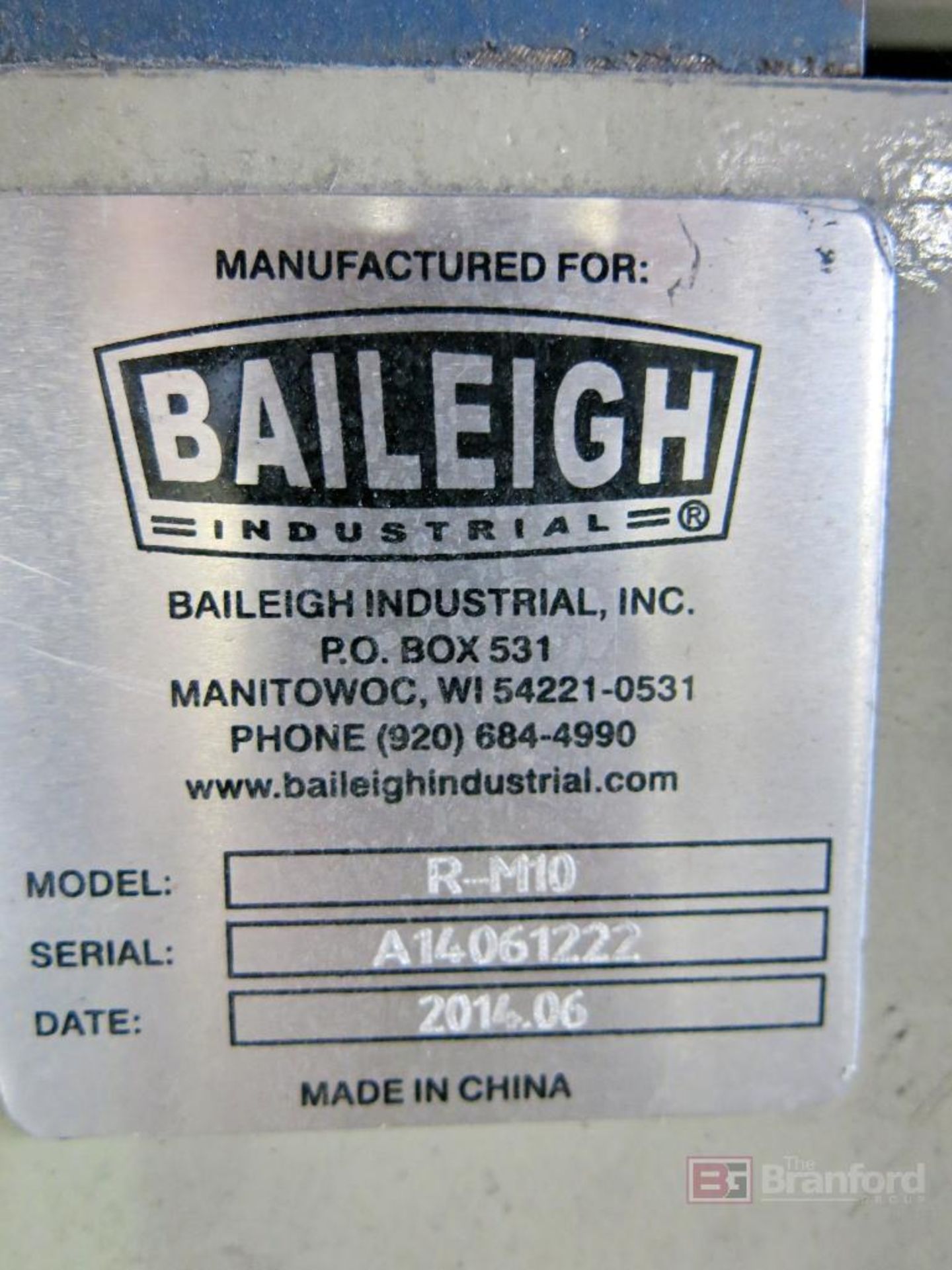 Baileigh model R-M10 3 roll bender - Image 3 of 3