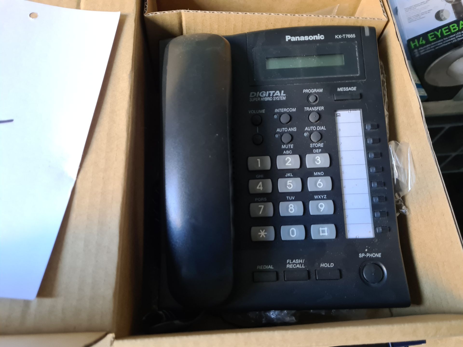 7 x Panasonic K-T7665 Telephones - Image 2 of 3