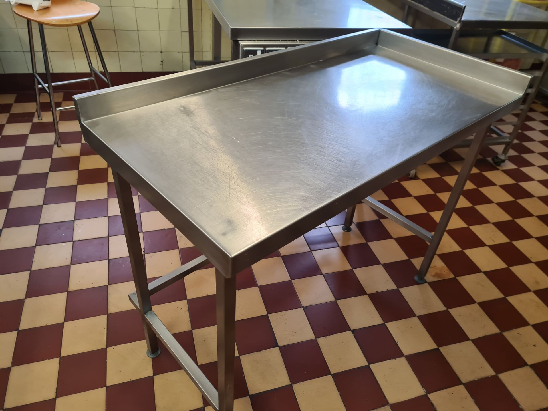 Stainless Steel Preperation Table with Upstand