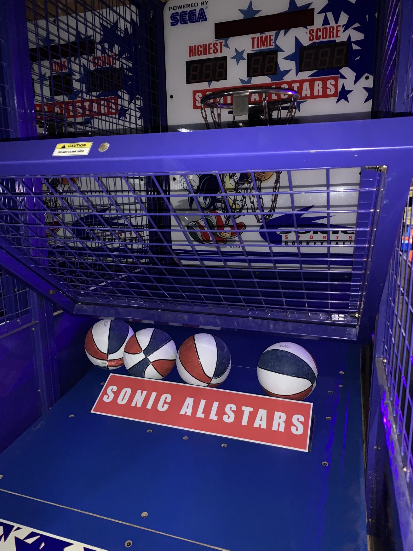 "Sega Sonic Allstars" Arcade Basketball Machine - Image 2 of 2