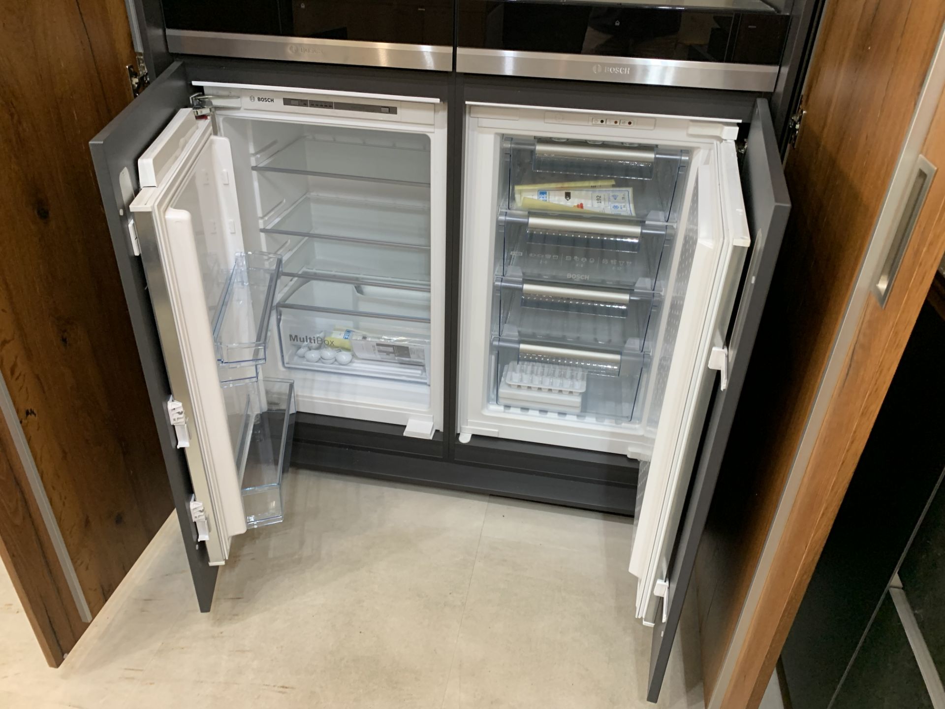 Integrated Bosch Fridge & Bosch Freezer