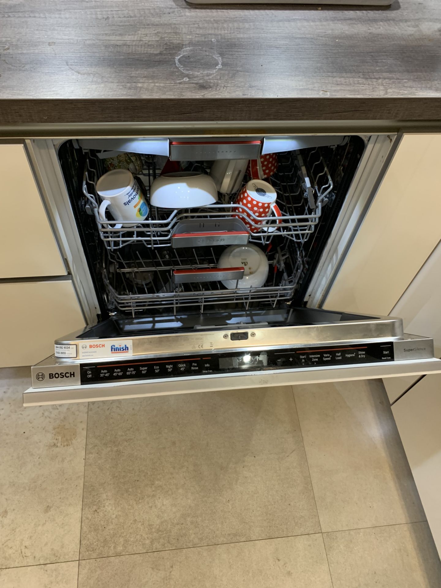 Integrated Bosch Dishwasher