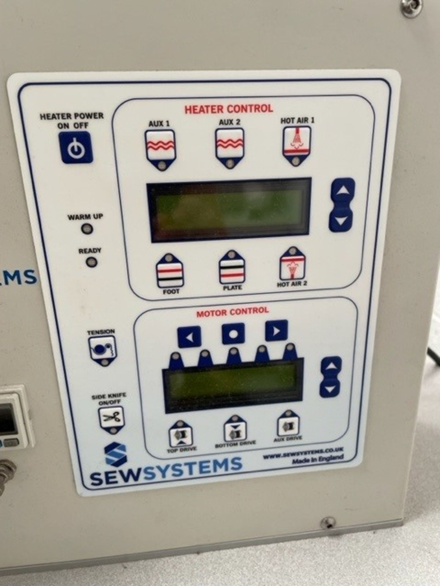 Sew Systems Ltd type AT850KHM Lay Down Bonding Machine