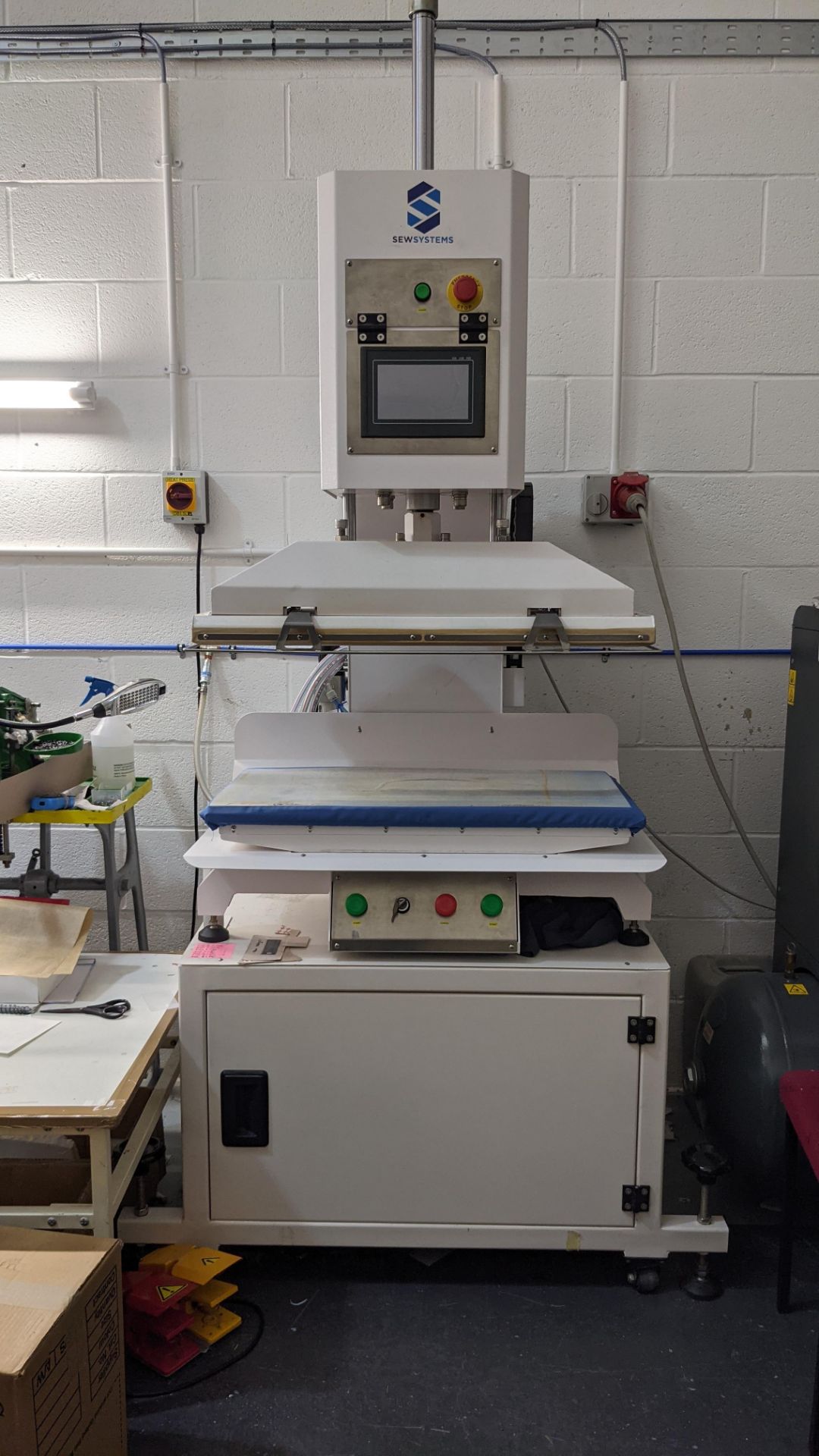 Sew Systems Model CS-656 Pneumatic Flat Press Machine