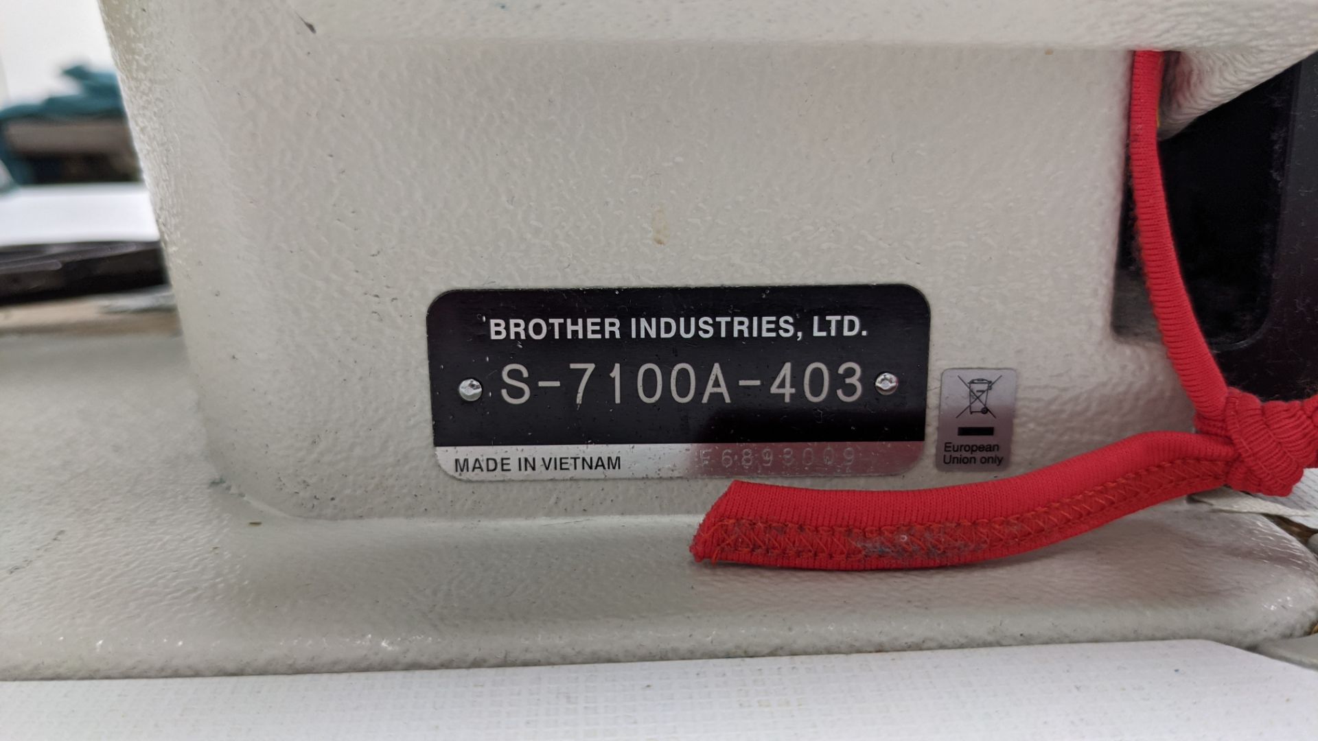 Brother S-7100A-403 Direct Drive (UBT) Lockstitch Sewing Machine - Image 4 of 4