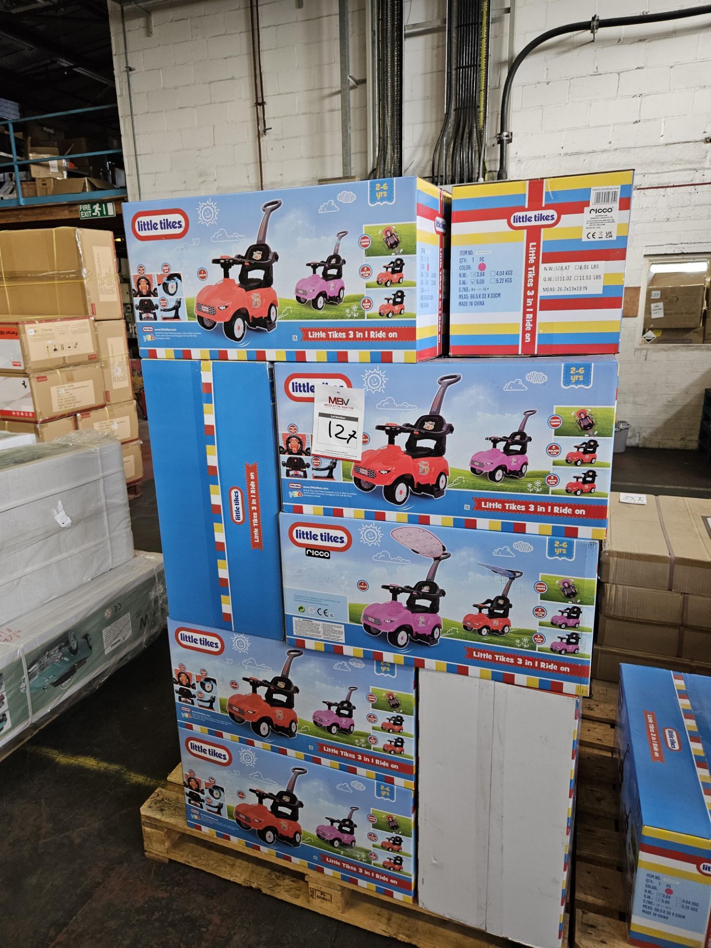 Pallet Of 22 Little Tikes 3 In 1 Ride On