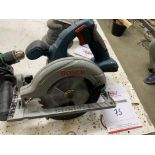 Bosch battery circular hand saw (without battery or charger)