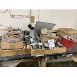 Quantity of assorted electrical fixtures & fittings and cable