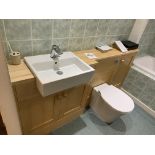 Display bathroom sink & WC unit Inc. fittings