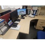 2 x Sonic View monitors and Desk Plus Chair ( not including Phone system and Computer)