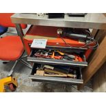 Homak Tool Box + Content of hand tools