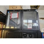 Osborne Double Door Black Fridge Model 275639115N