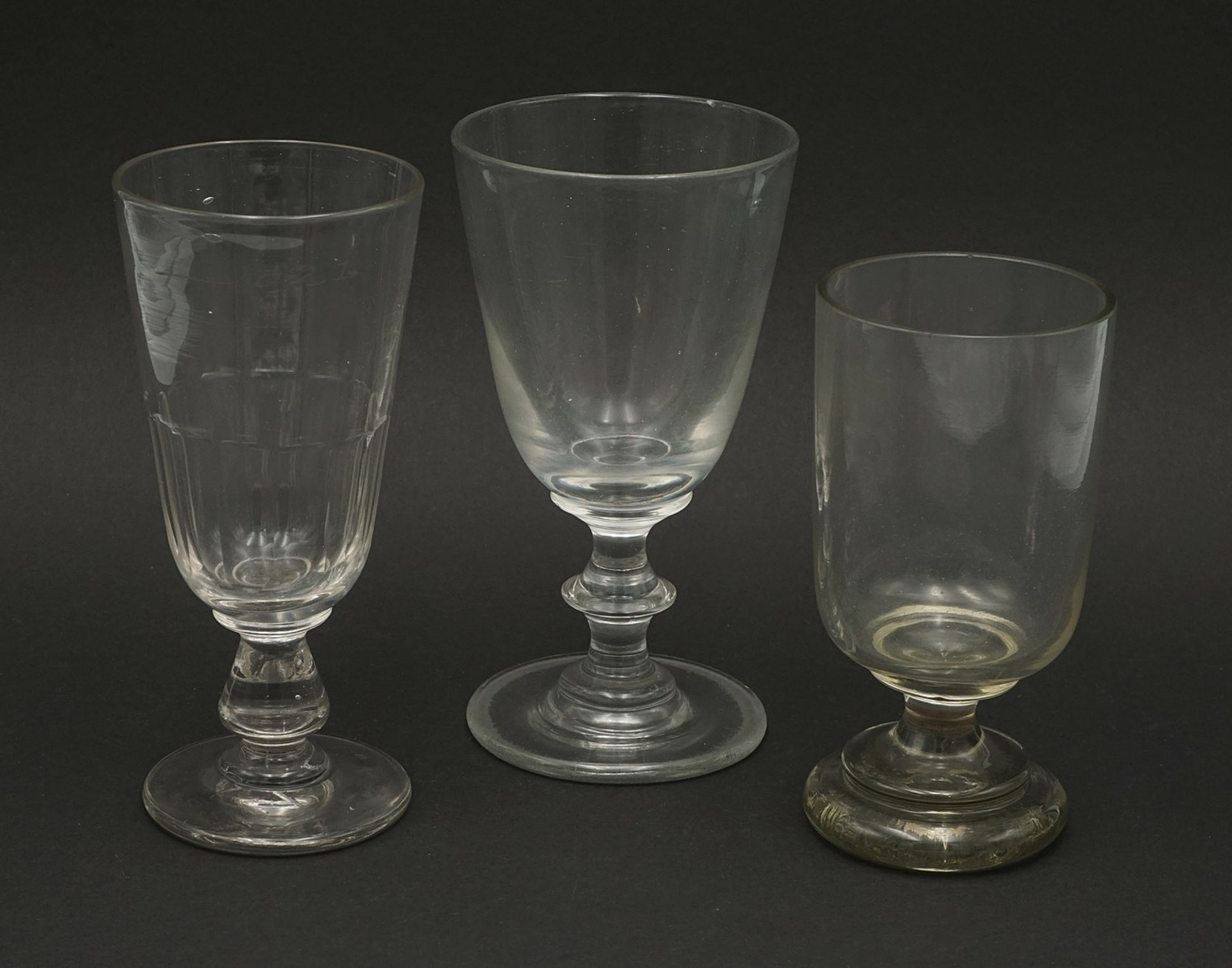 Six water glasses, 19th century - Image 2 of 3