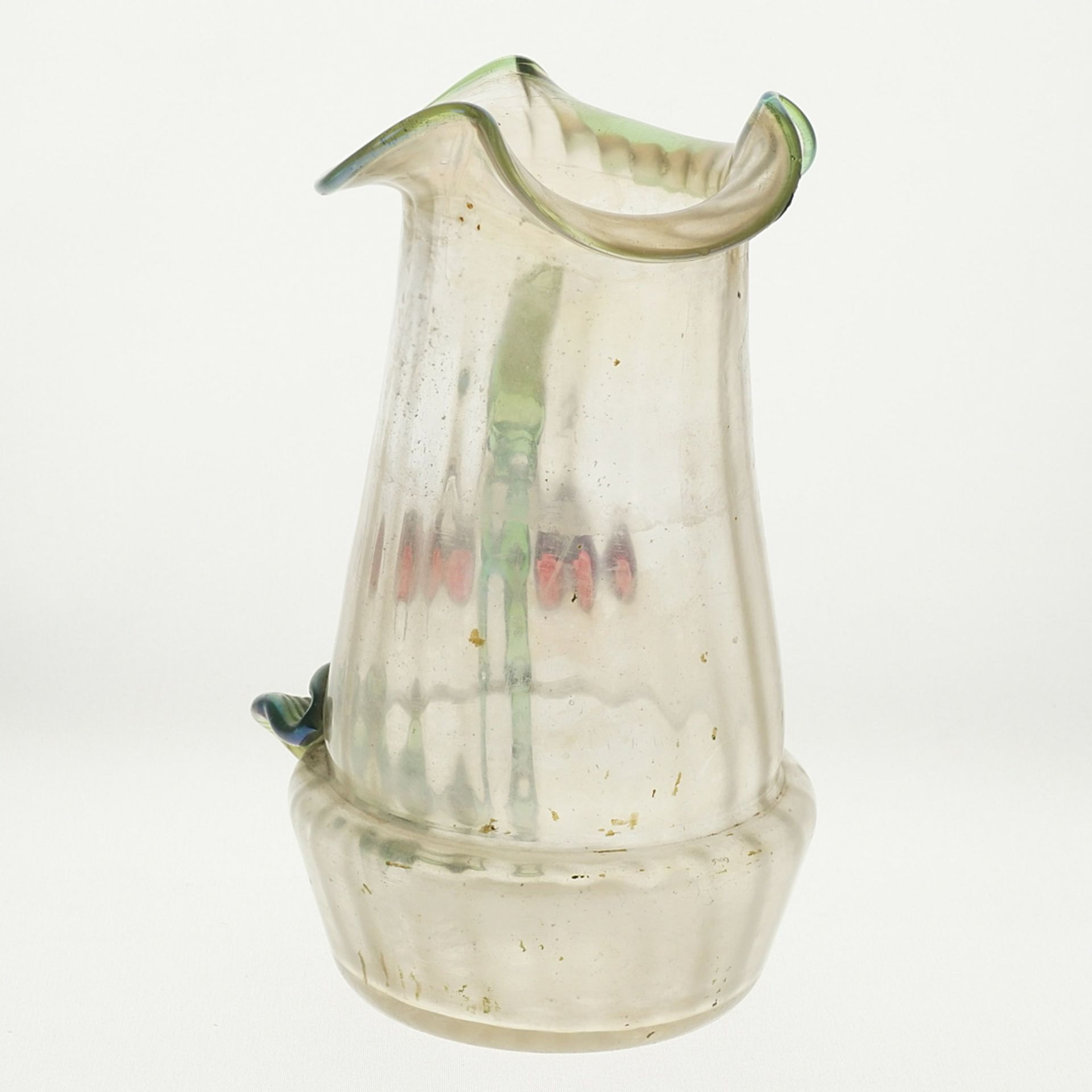 Vase with cherry decoration, 1st half of the 20th century - Image 2 of 3