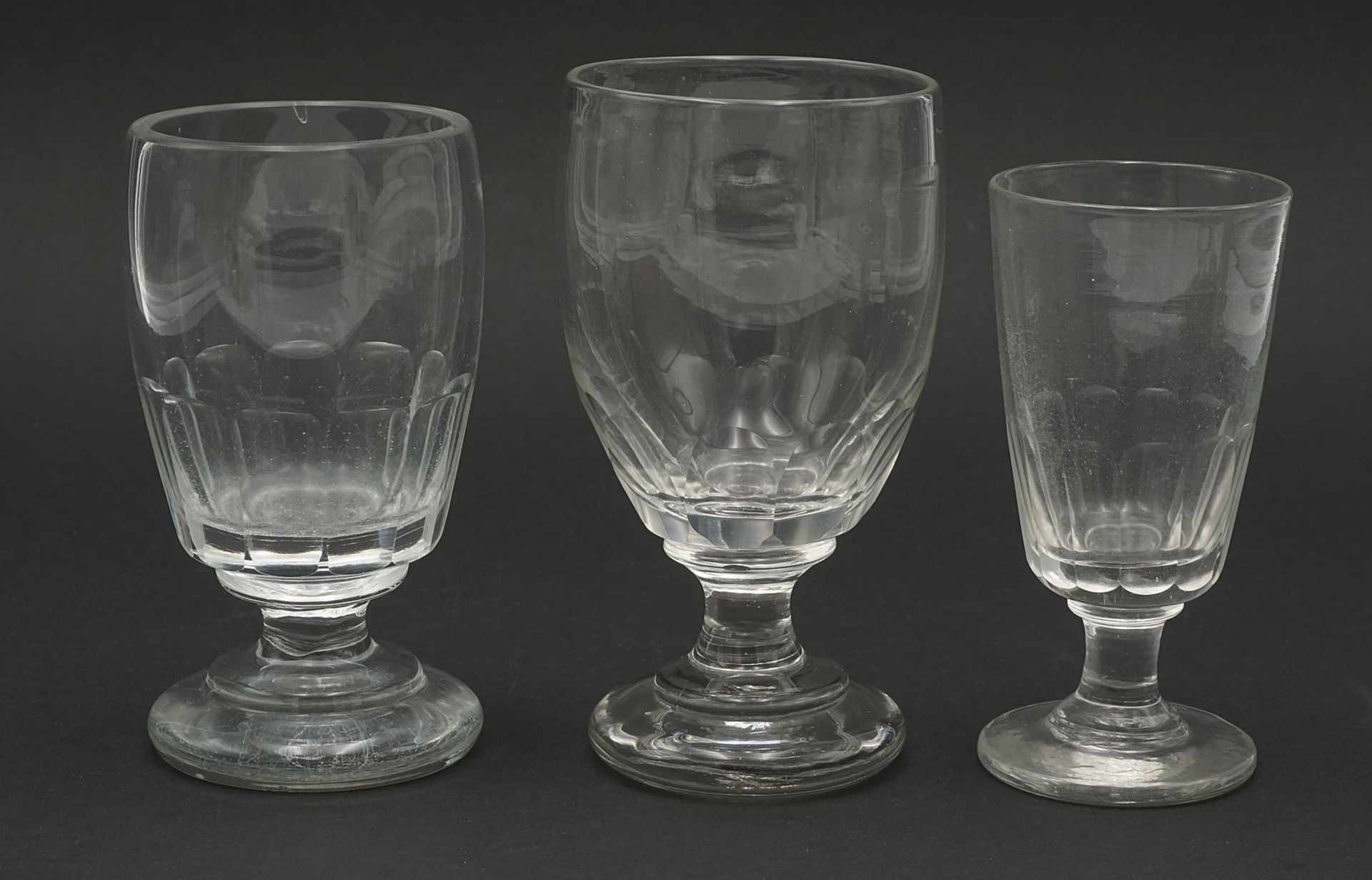 Six water glasses, 19th century - Image 3 of 3