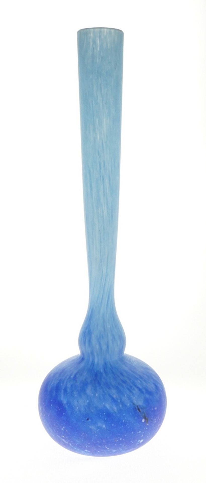 Blue long-necked vase, Lorainne, around 1920