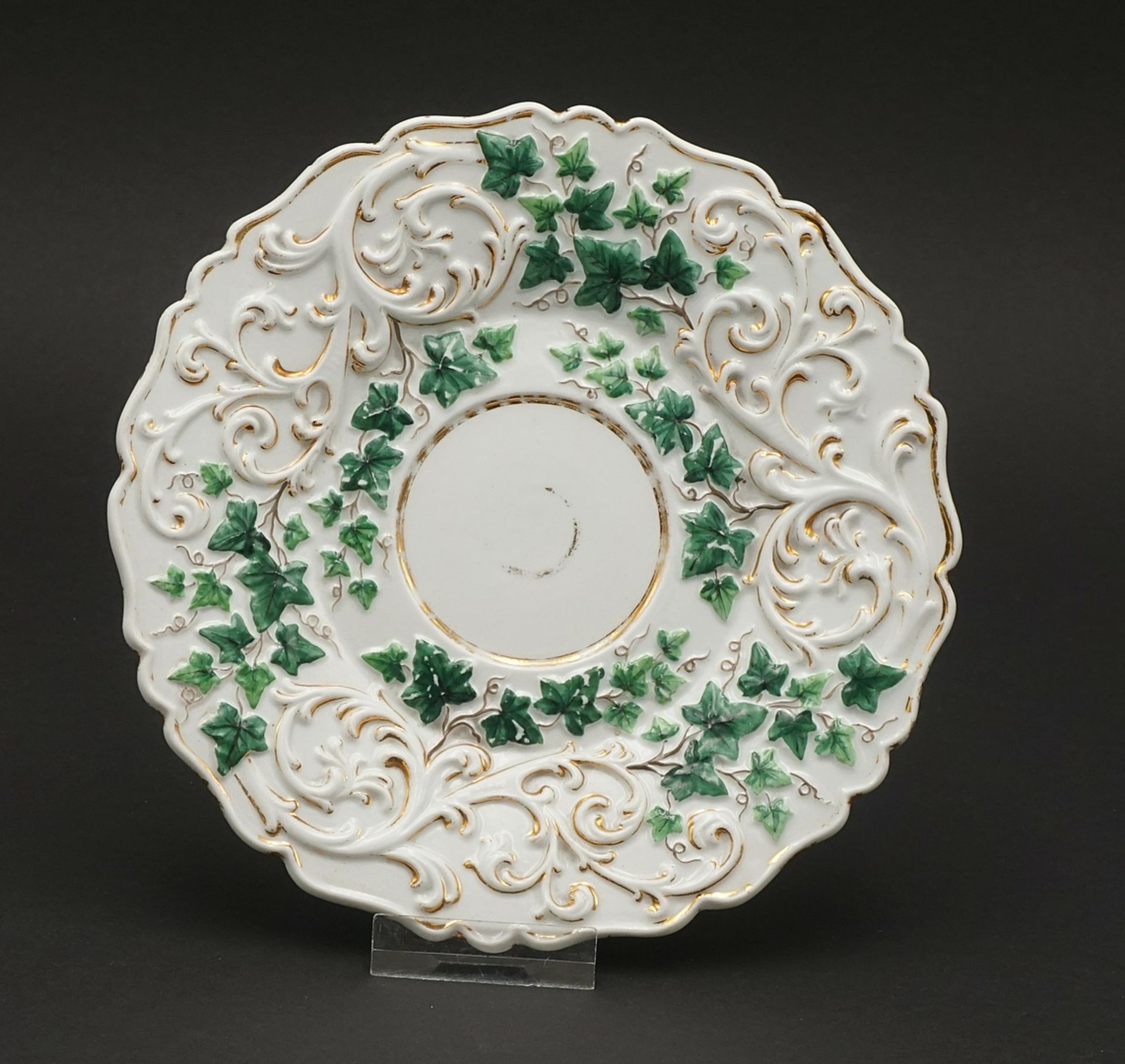 Three Meissen cups and a saucer - Image 2 of 5