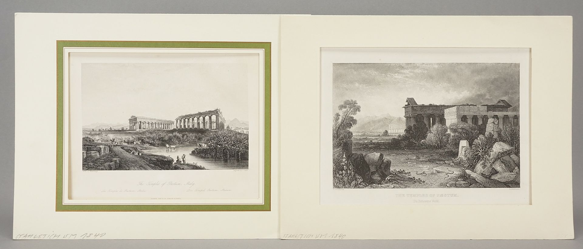 Two views of Paestum