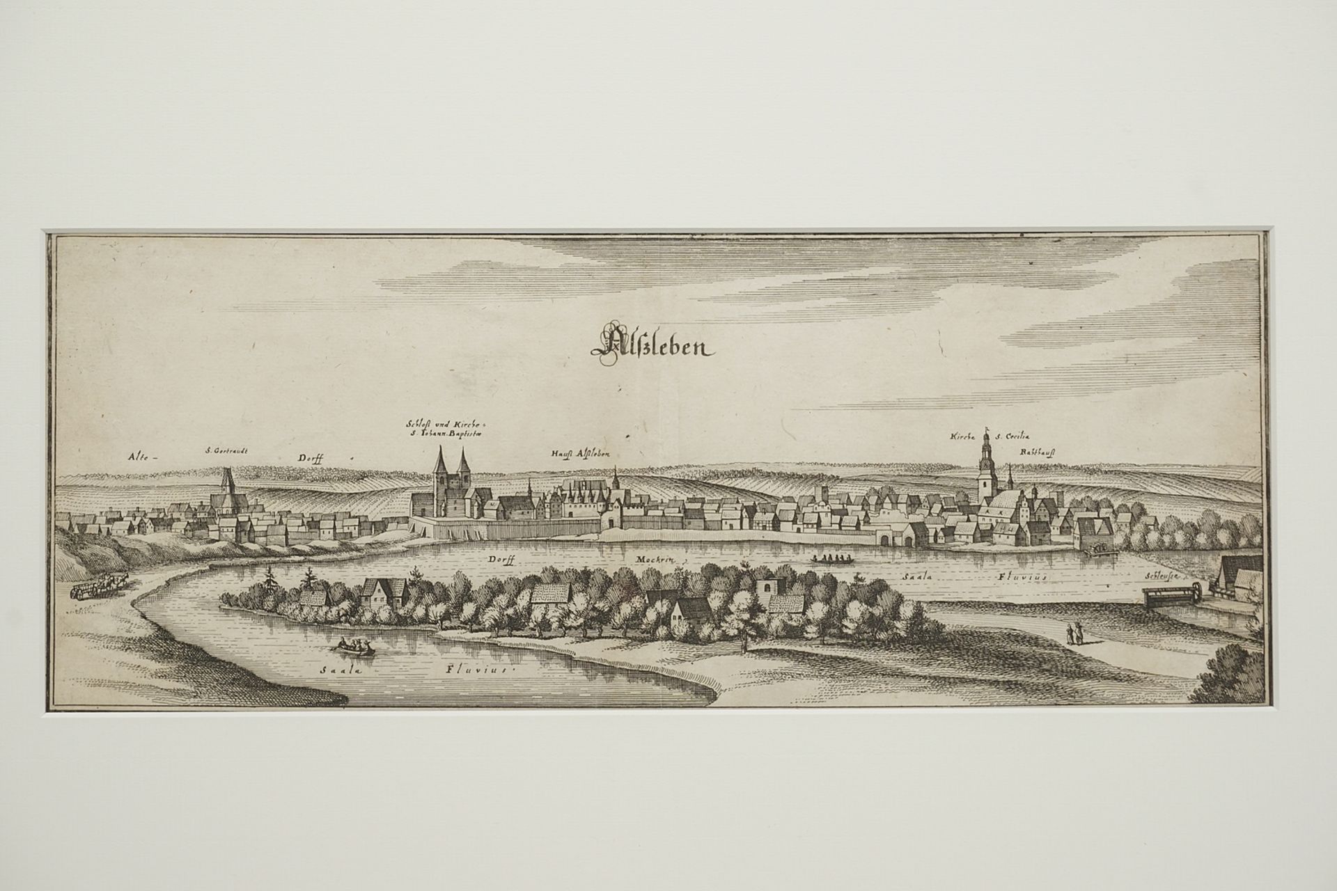 Matthäus Merian (1593-1650), "Alsleben" - Image 3 of 3