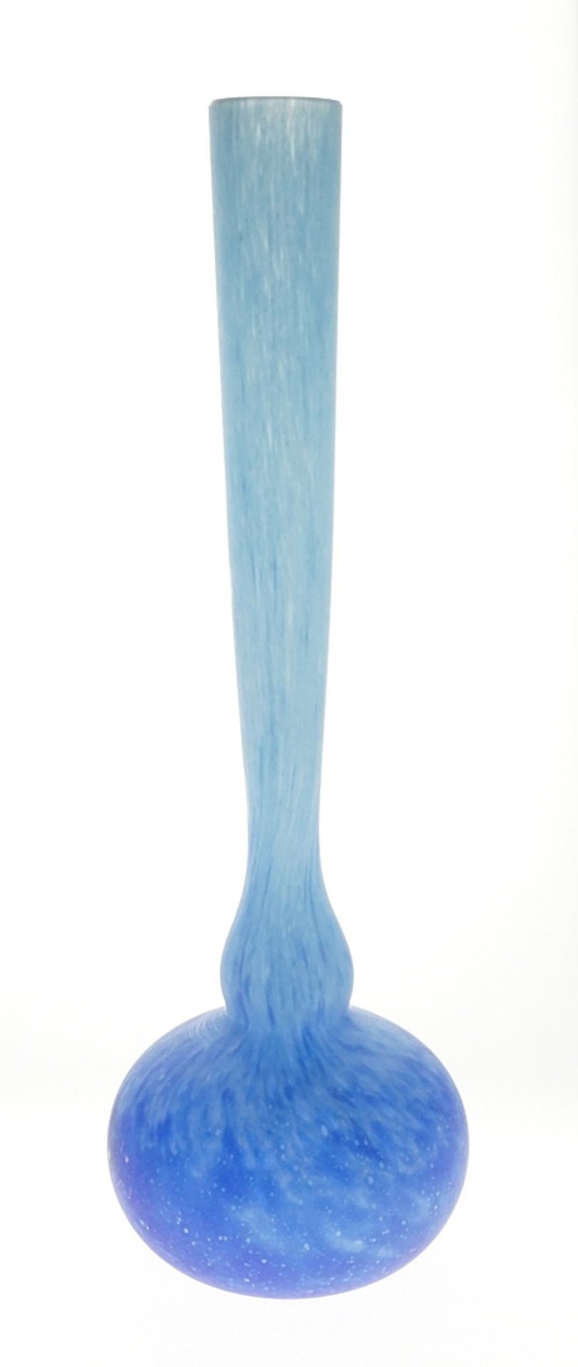 Blue long-necked vase, Lorainne, around 1920 - Image 2 of 3