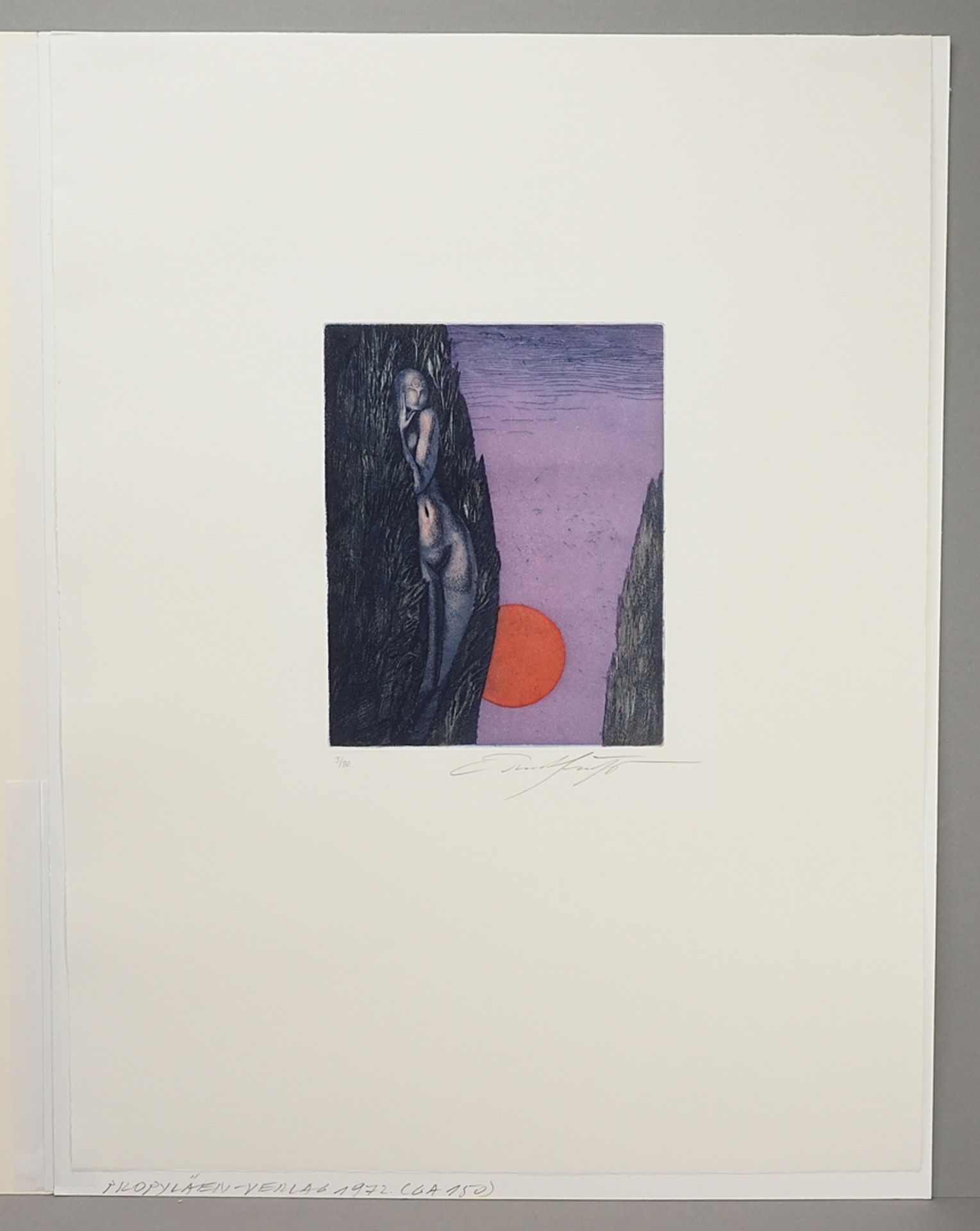 Ernst Fuchs (1930-2015), "Hain der Daphne" (The grove of Daphne) - Image 3 of 4