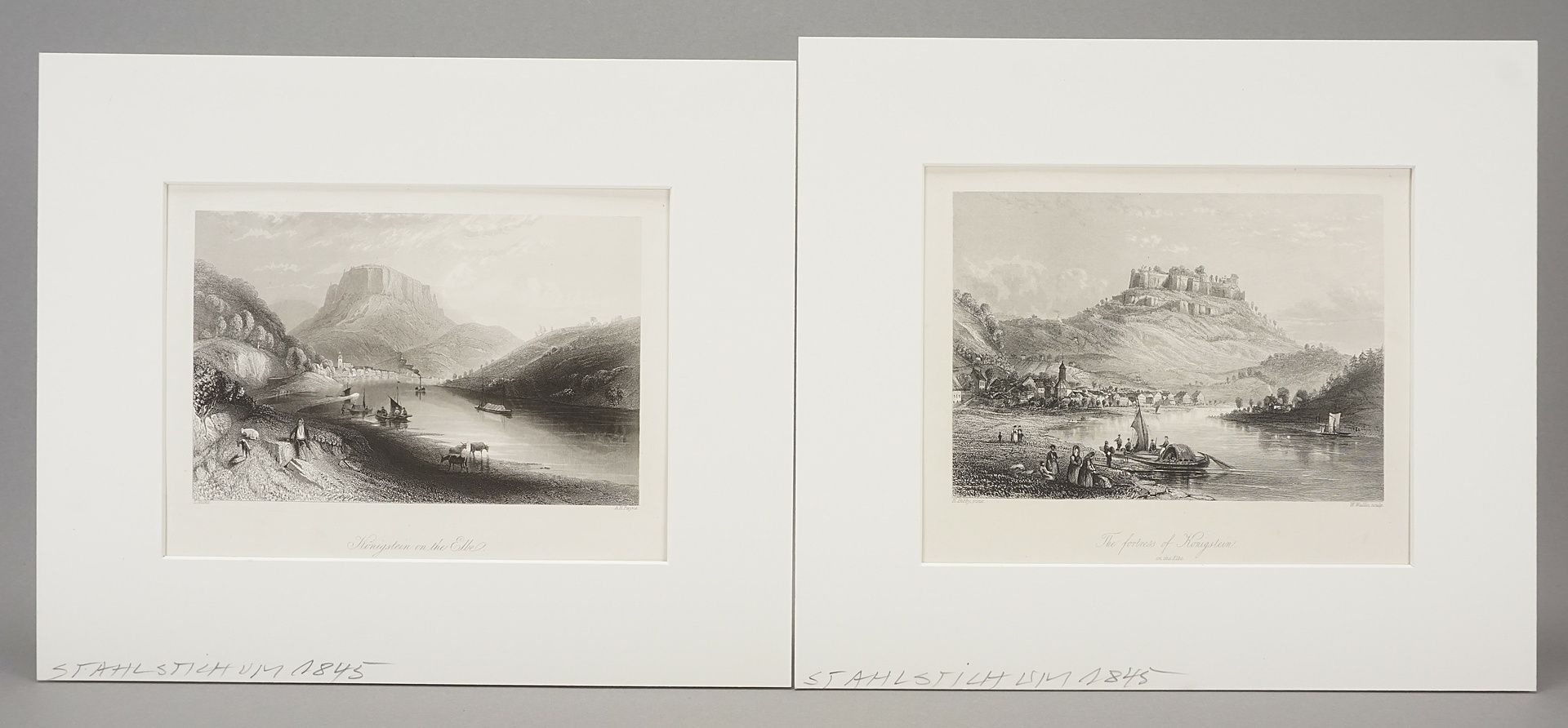 Two views of Königstein