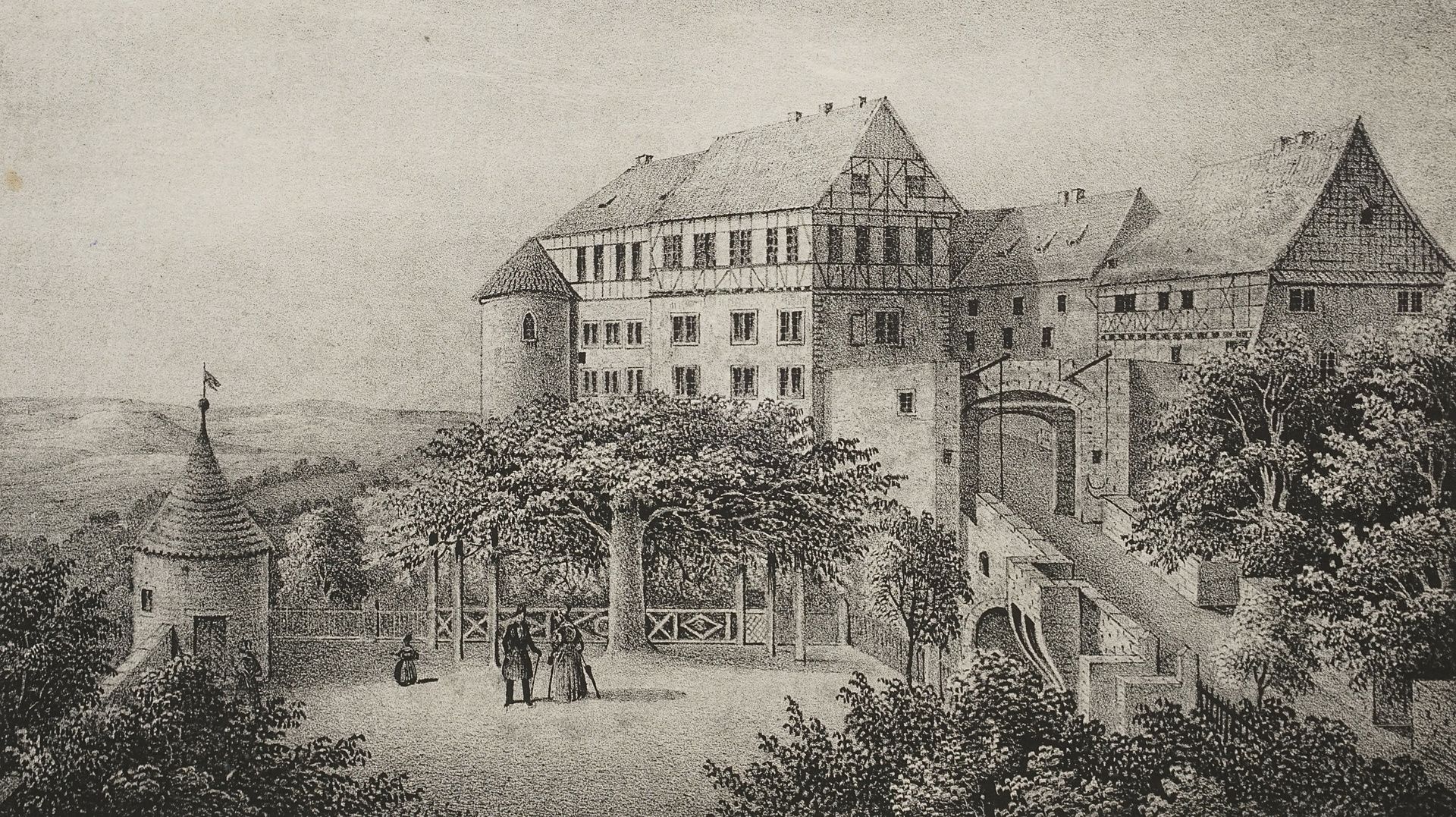 Ed. Pietzsch, "Schloss Bodenstein" (Bodenstein Castle)