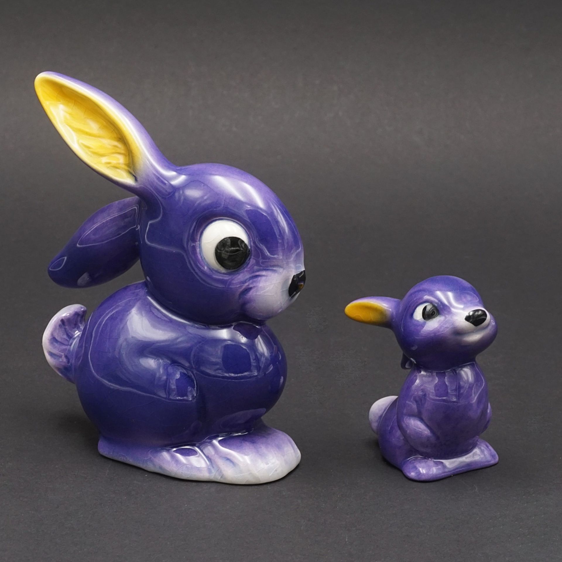 Two Goebel rabbits