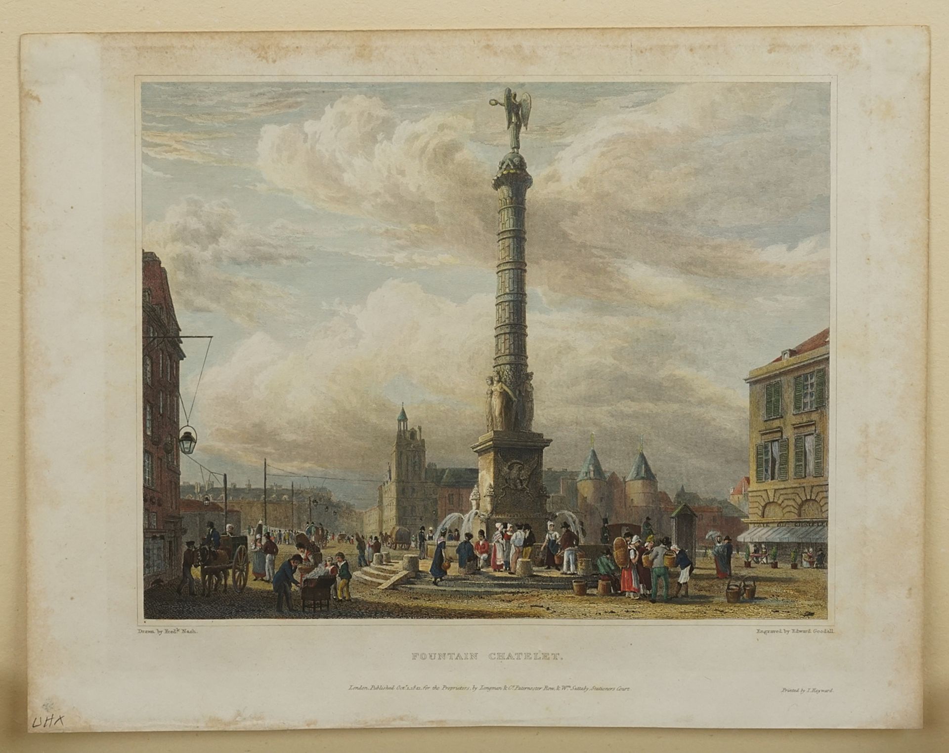 Edward Goodall, "Brunnen am Place du Chatelet" - Bild 3 aus 3