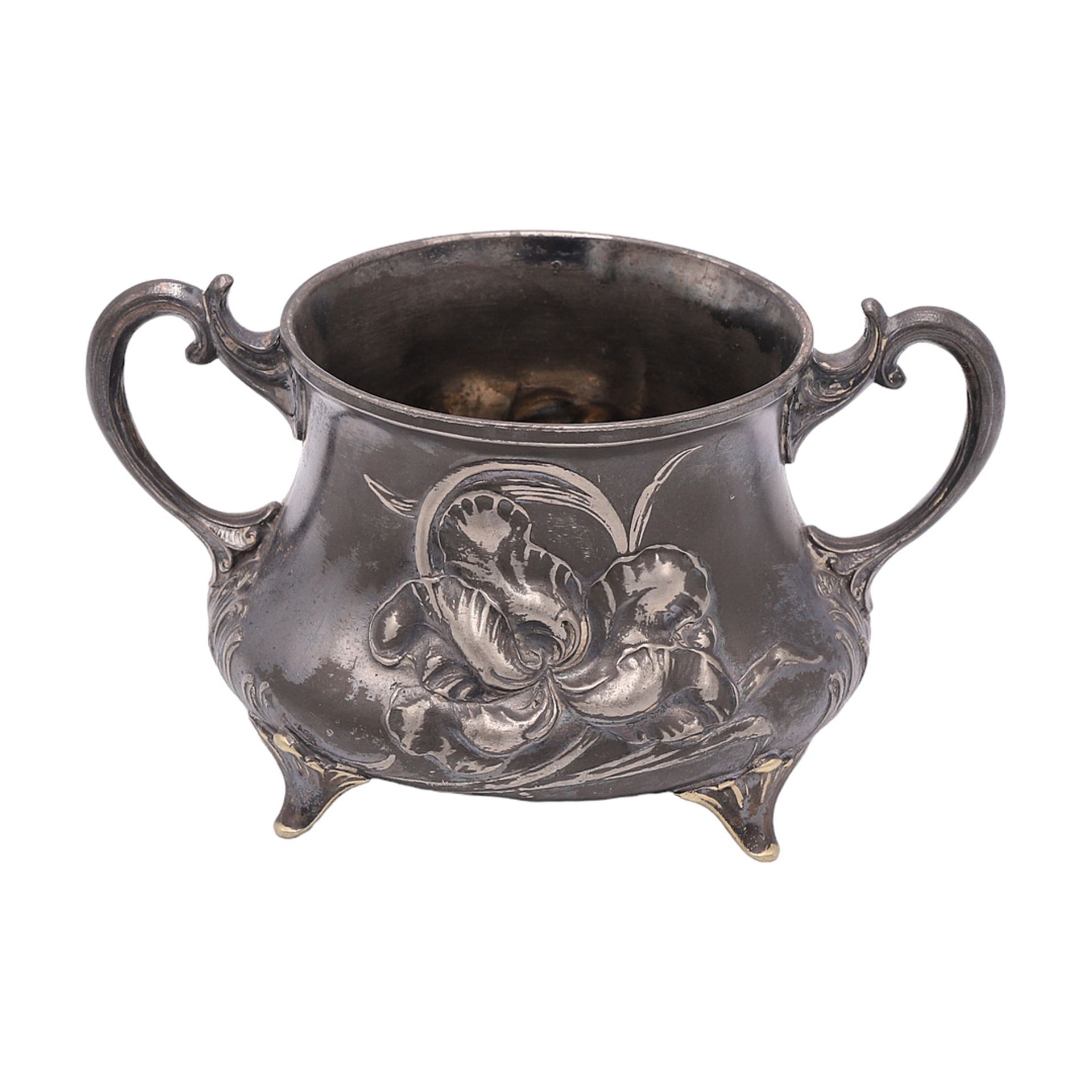 Bowl and sugar bowl, Art Nouveau - Image 4 of 4