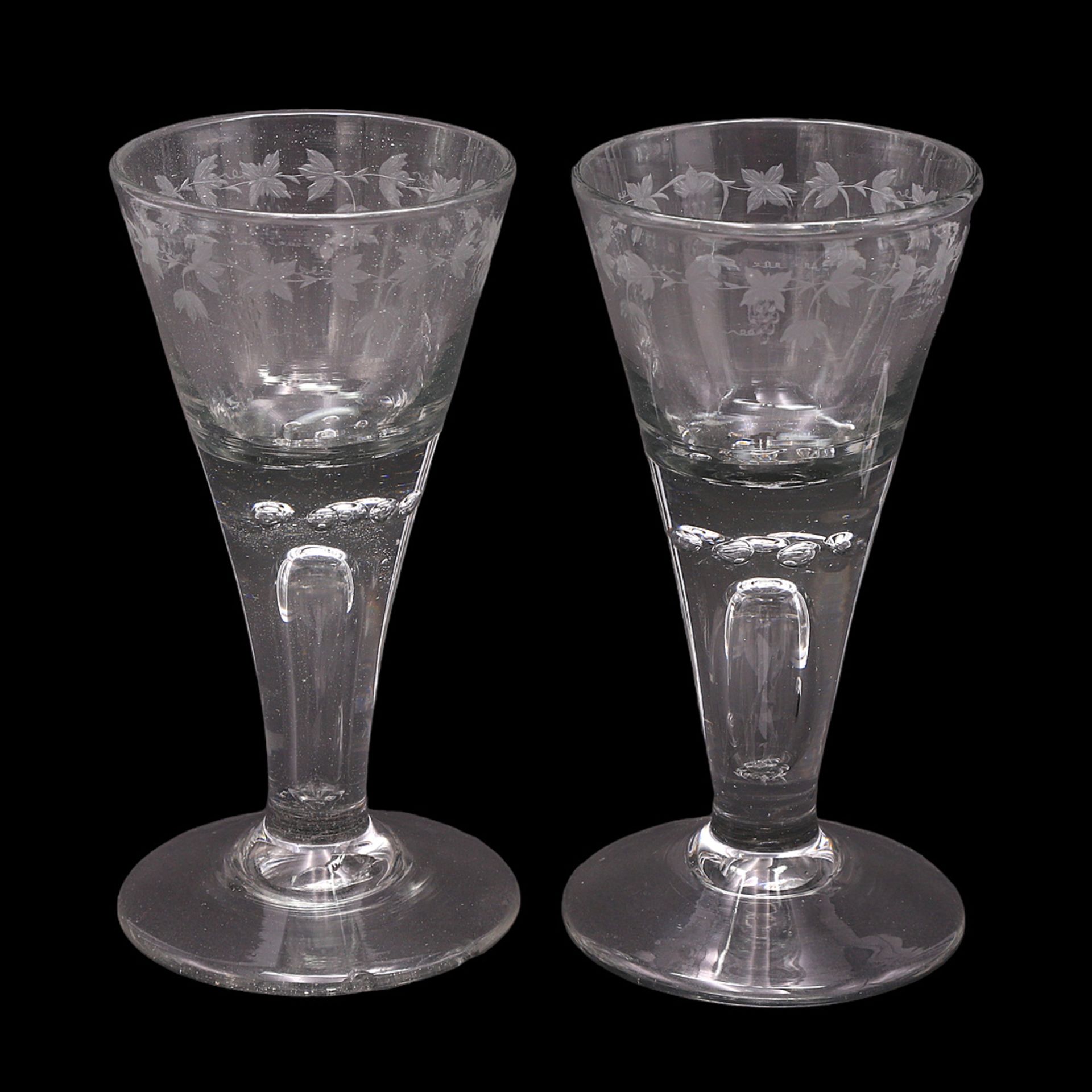 Pair of Lauenstein chalices, around 1780