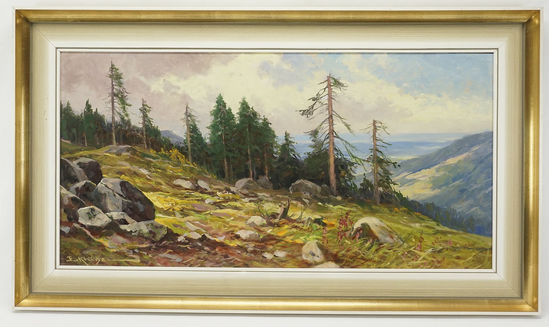 Erich Krüger (1897-1978), Harz landscape - Image 2 of 4