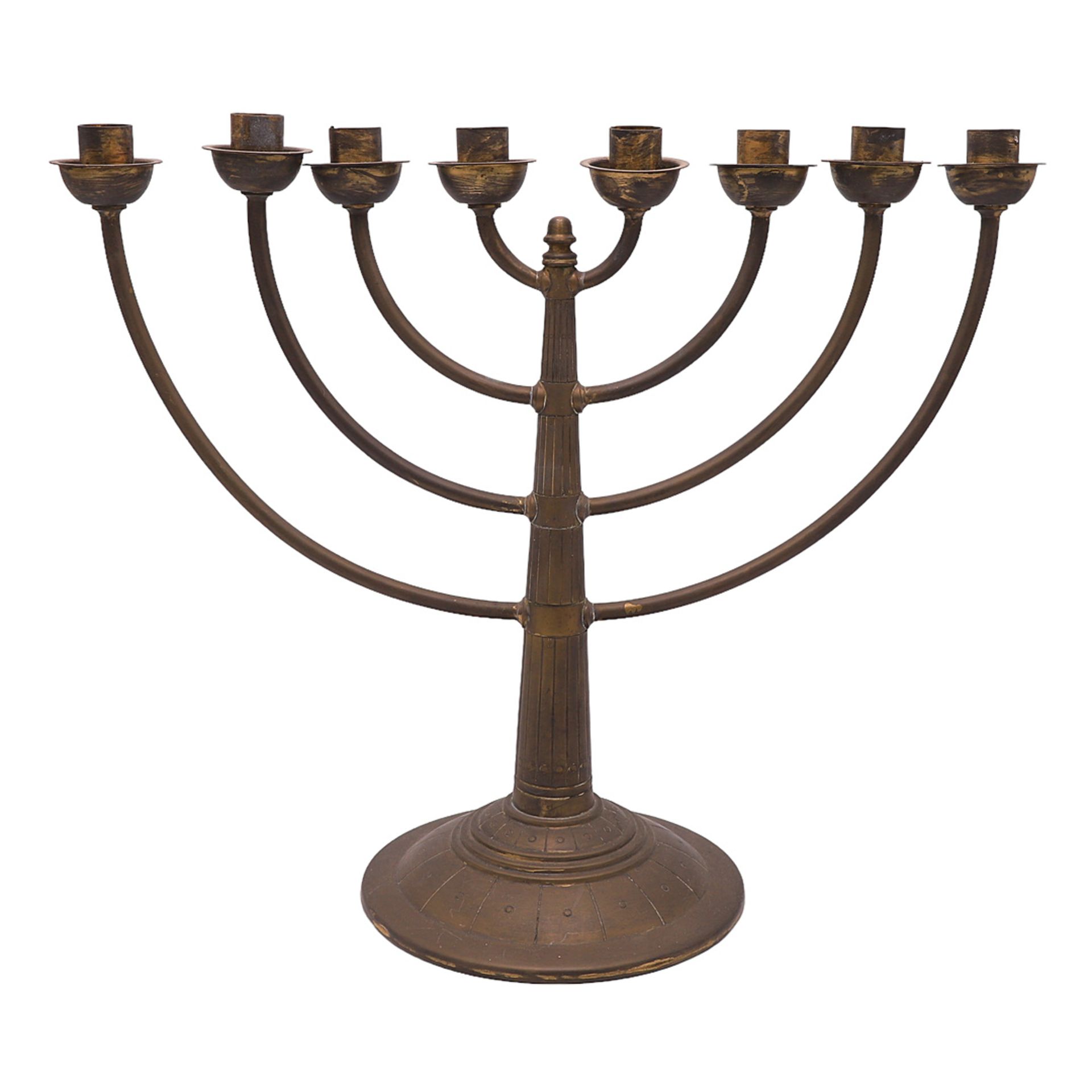WMF Hanukkah - candlestick, around 1910 - Image 2 of 3