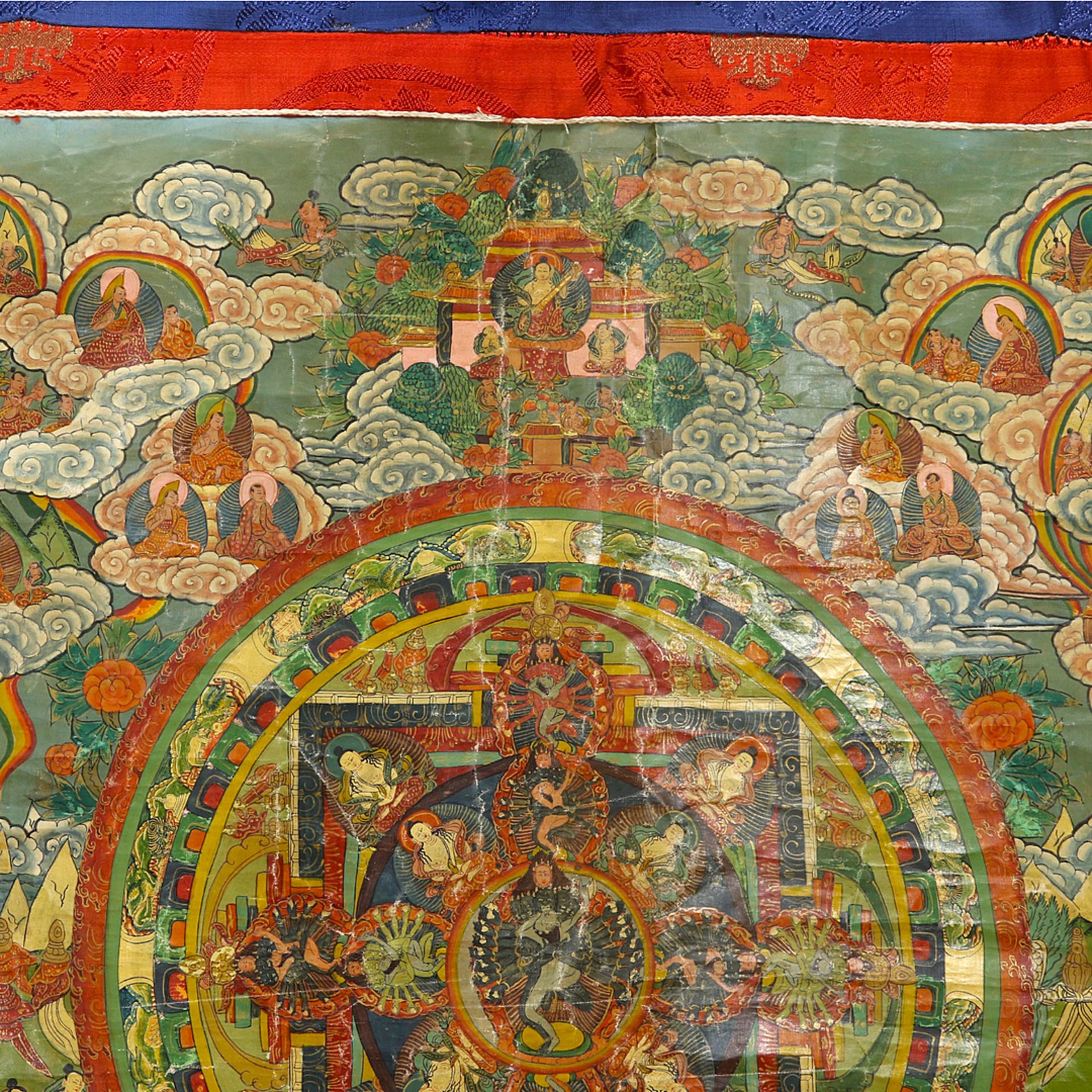 Thangka des Yamantaka, Tibet / Nepal - Bild 3 aus 5