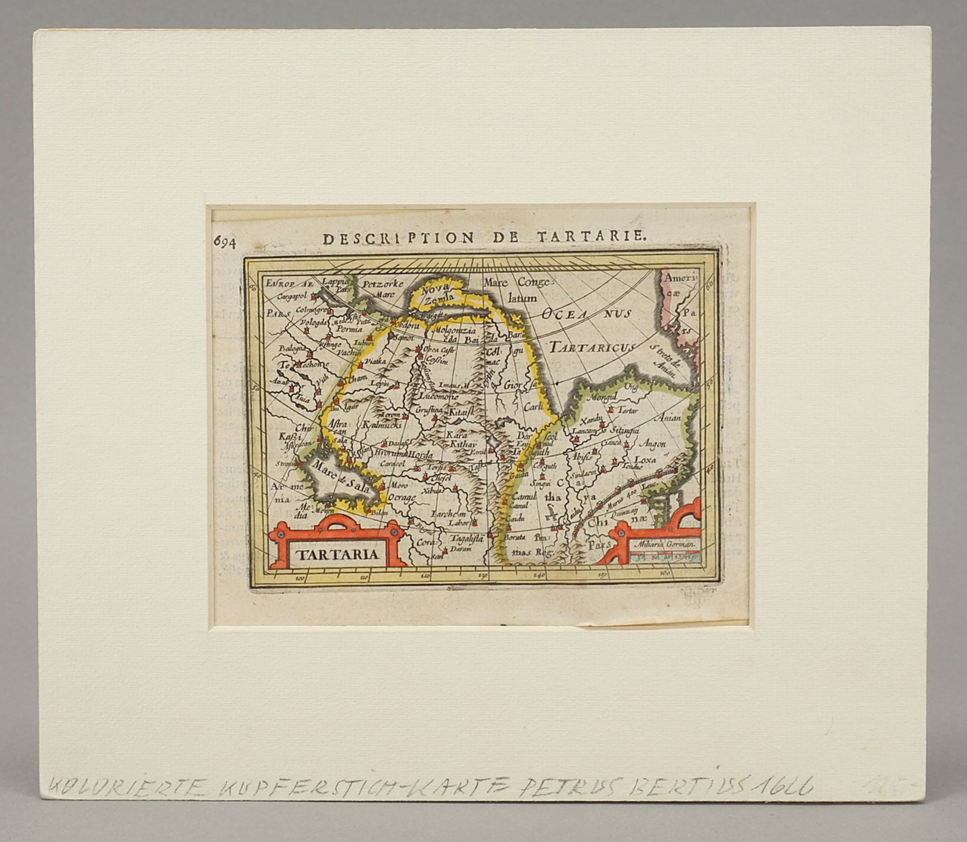 Petrus Bertius, Karte der Tatarei - Bild 2 aus 4