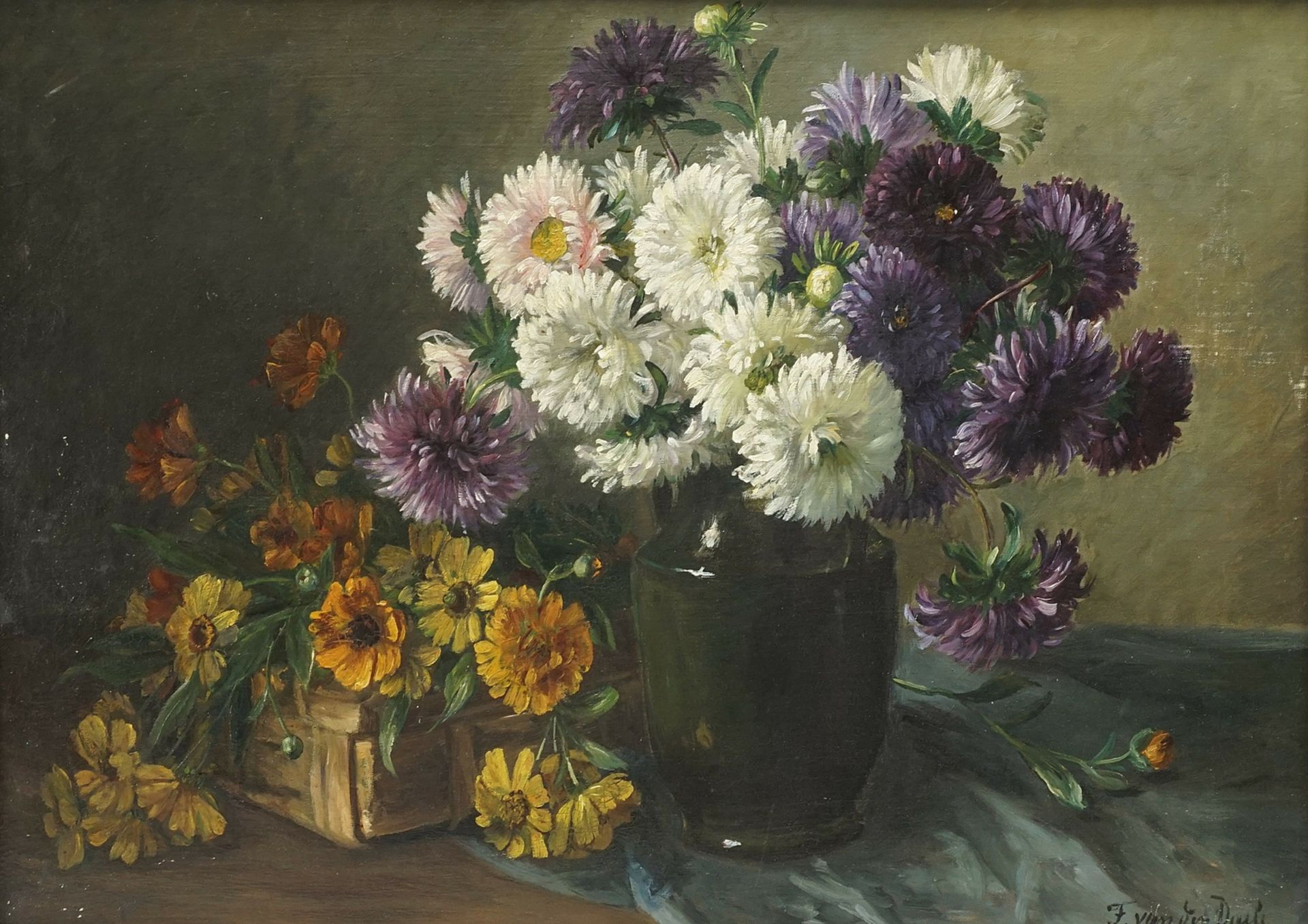 Friedrich (Fritz) van den Daele (1891-1972), Flower still life