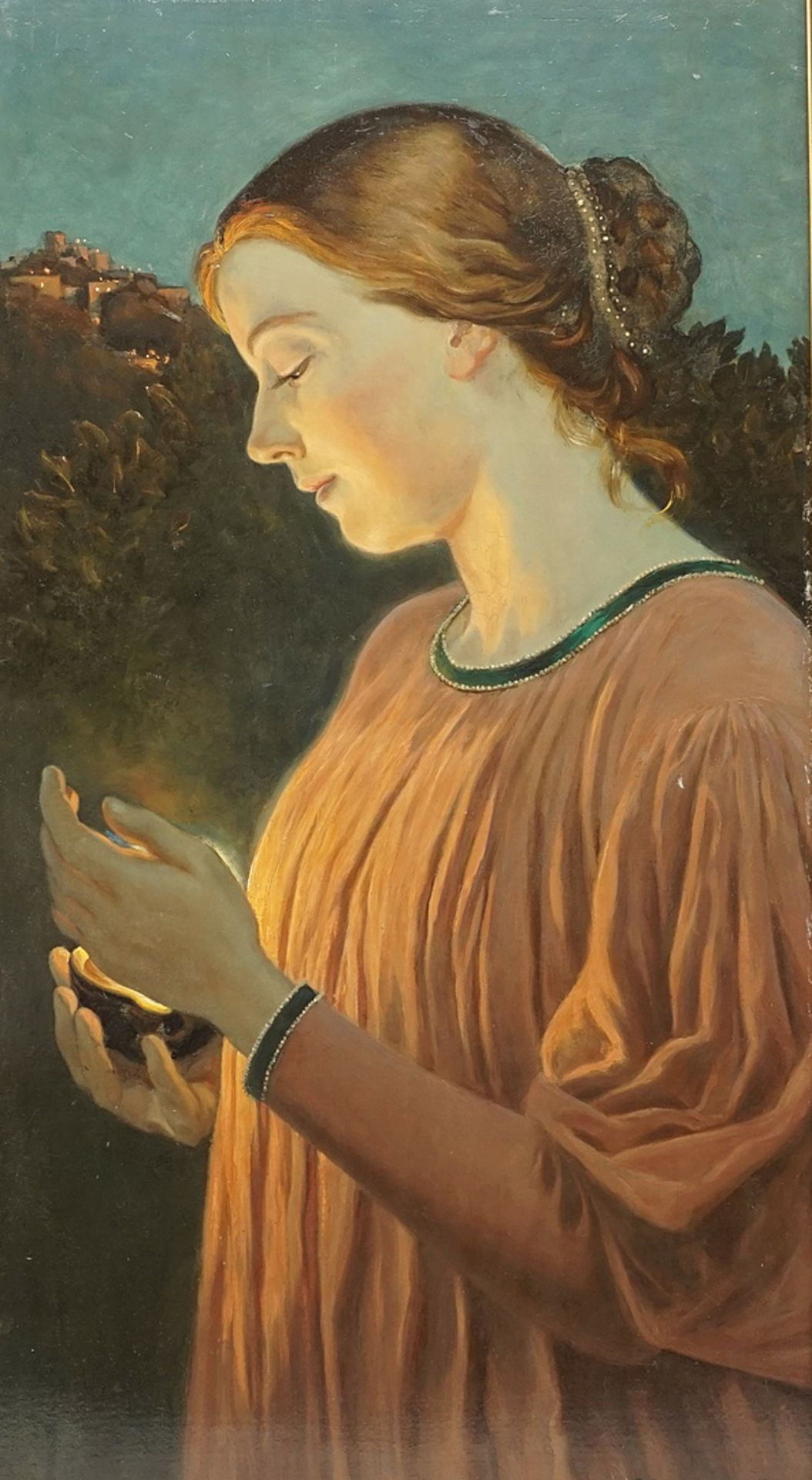 Viggo Pedersen (1854-1926), Girl in the light