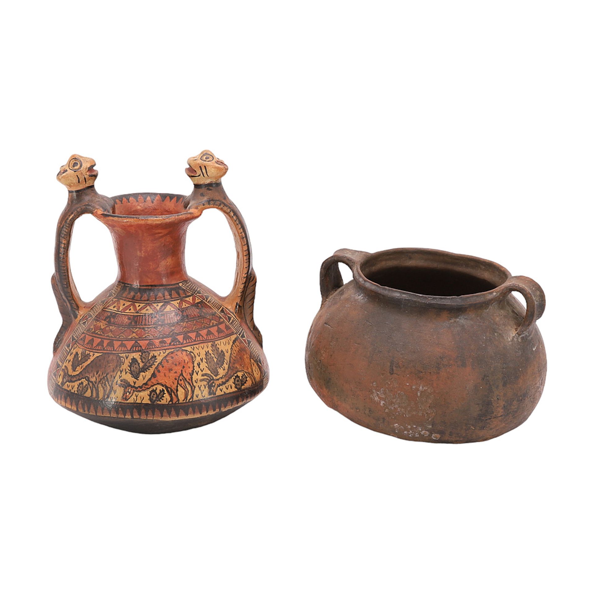Two handle vases / jugs