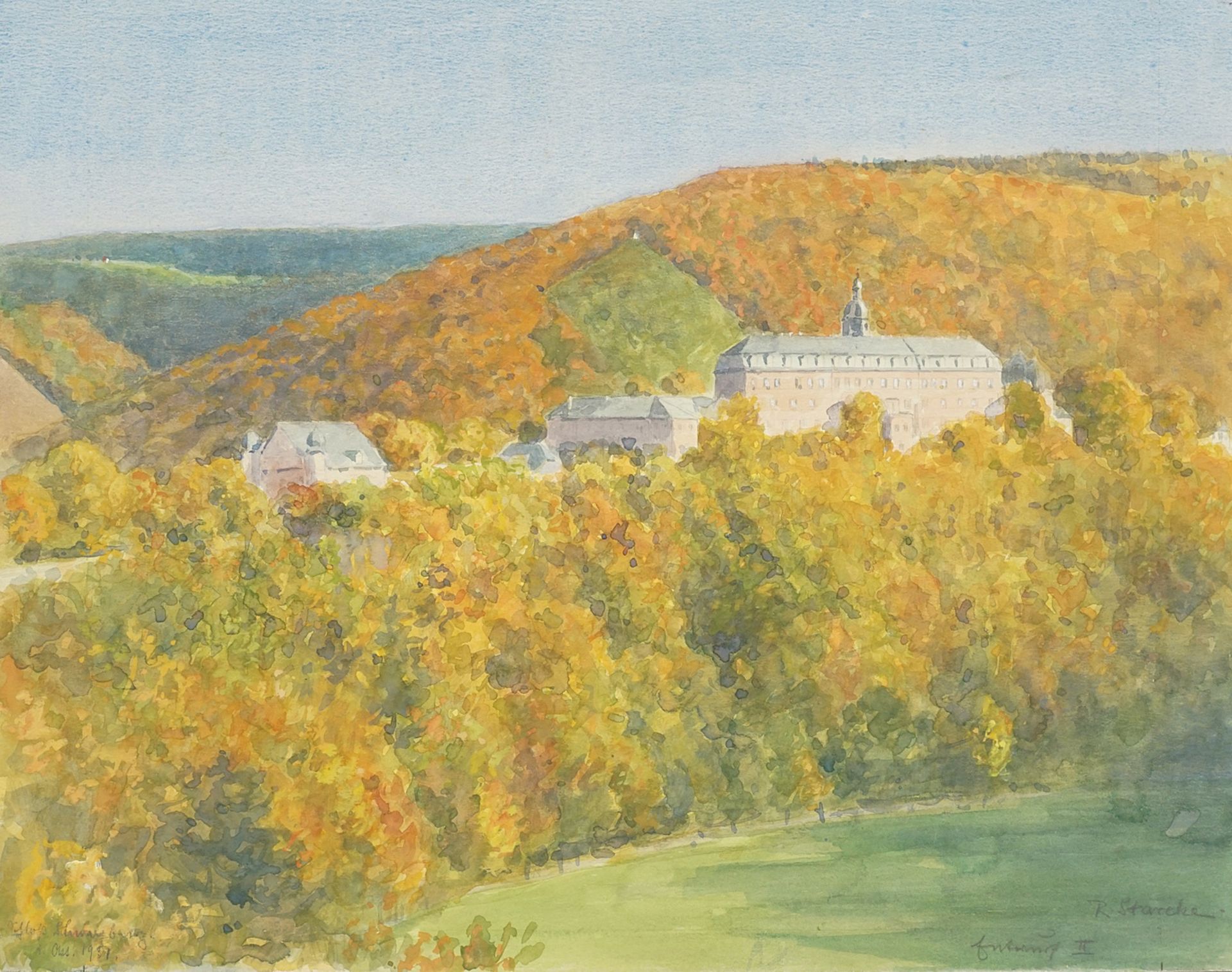 Richard Starcke (1864-1945), "Schloss Schwarzburg"