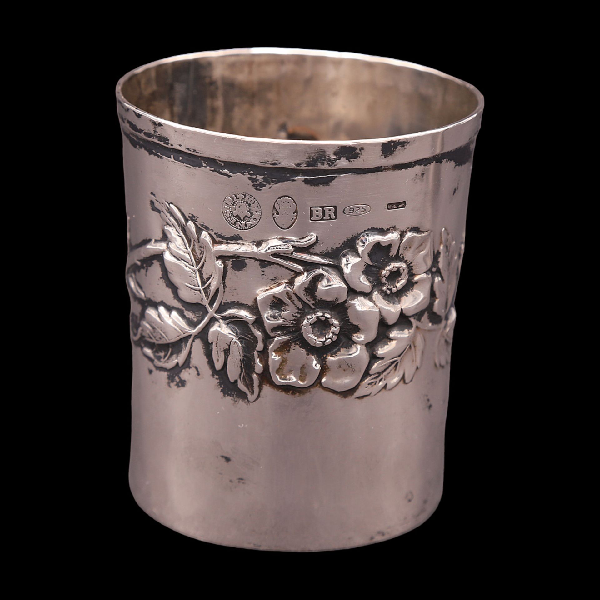 Two Gioielleria Marpi Brescia silver cups, Italy, 1980s - Image 4 of 4